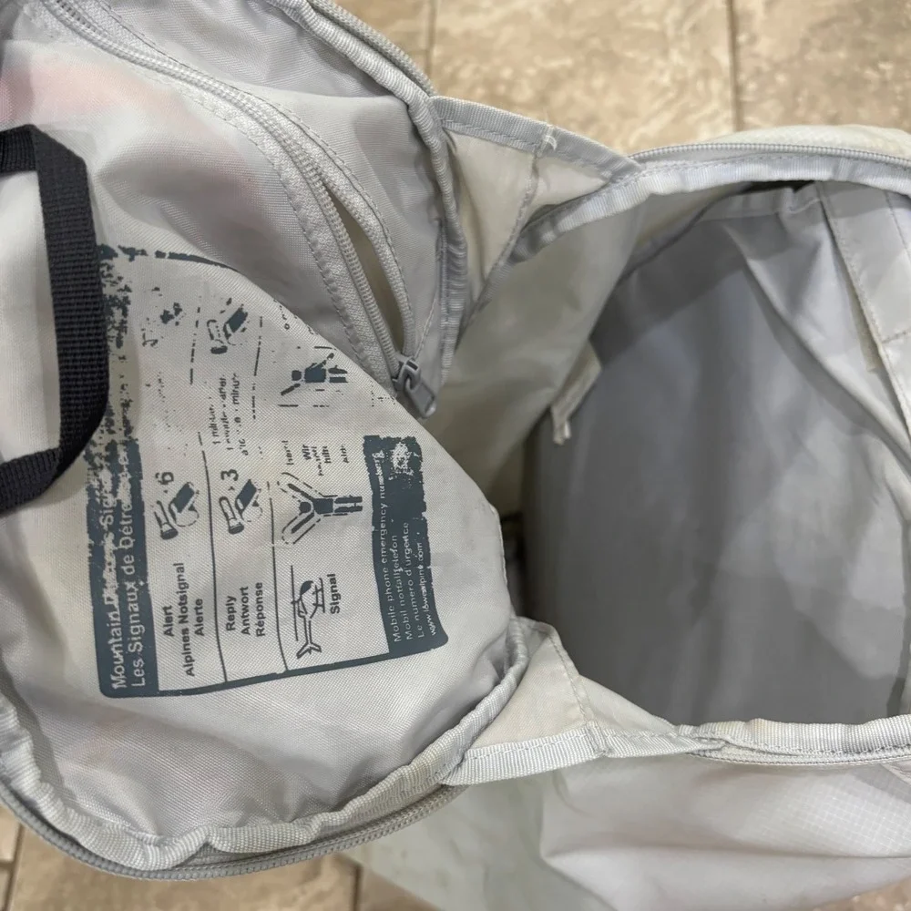 Lowe Alpine Ascent Superlight 30 Backpack Mens Gray Technical Climbing Pack